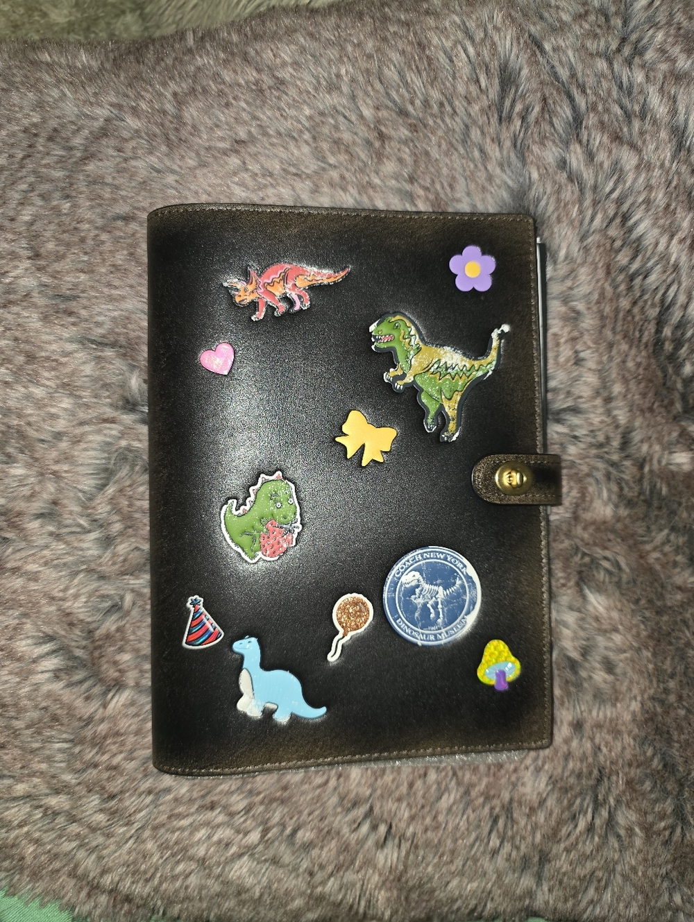 Coach Rexy 10th Anniversary Sticker Print Notebook